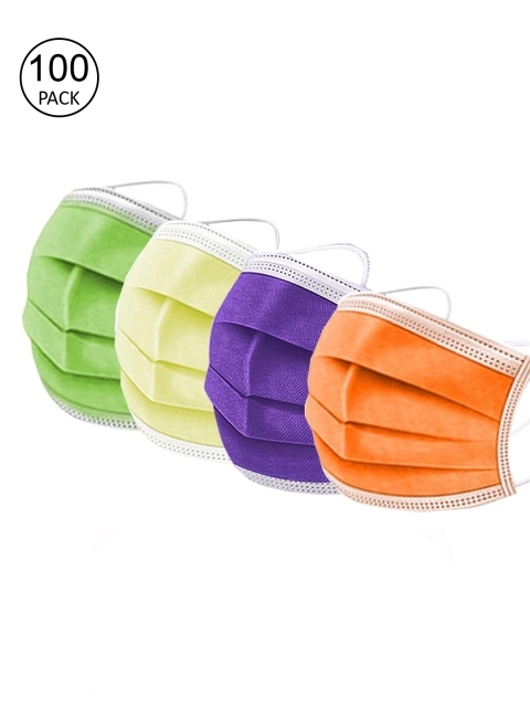

Swiss Design Pack Of 100 Assorted 3-Ply Surgical Mask