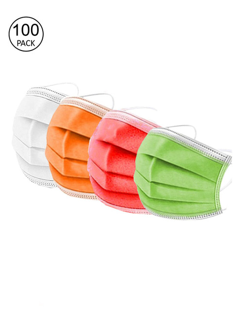 

Swiss Design Pack Of 100 Assorted 3-Ply Surgical Mask