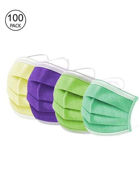 

Swiss Design Pack Of 100 Assorted 3-Ply Surgical Mask