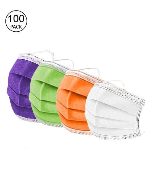 

Swiss Design Pack Of 100 Assorted 3-Ply Surgical Mask