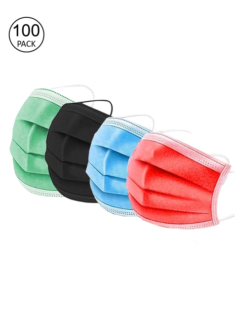 

Swiss Design Pack Of 100 Assorted 3-Ply Surgical Mask