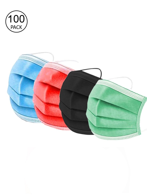 

Swiss Design Pack Of 100 Assorted 3-Ply Surgical Mask