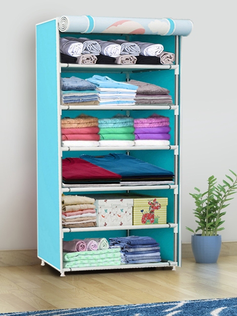 

Sasimo Turquoise Blue 6-Tier Rectangle Multi Purpose Rack