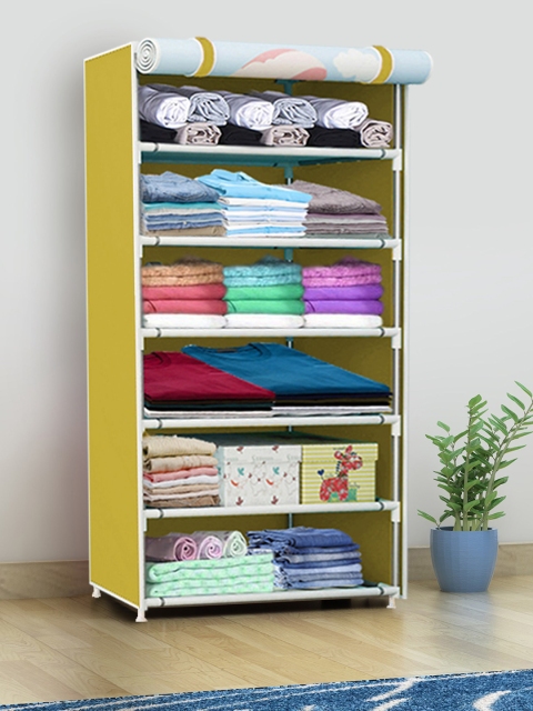 

Sasimo Mustard Yellow Collapsible Multi Purpose Rack Organiser