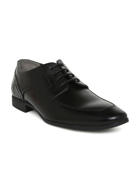 

Lee Cooper Men Black Textured Leather Formal Derbys