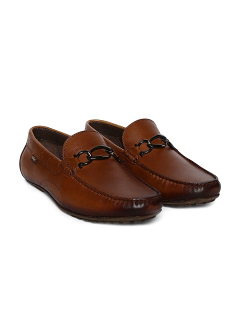 

Lee Cooper Men Tan Brown Solid Formal Loafers