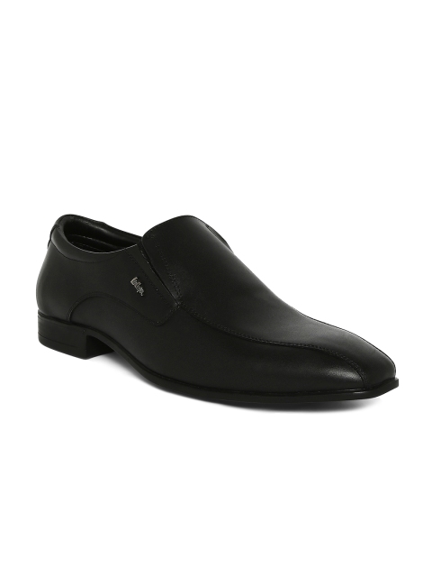 

Lee Cooper Men Black Textured Leather Formal Loafers