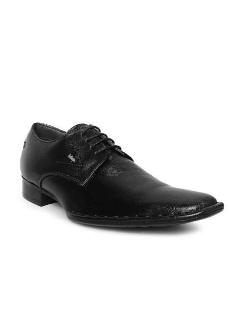 

Lee Cooper Men Black Textured Leather Formal Derbys