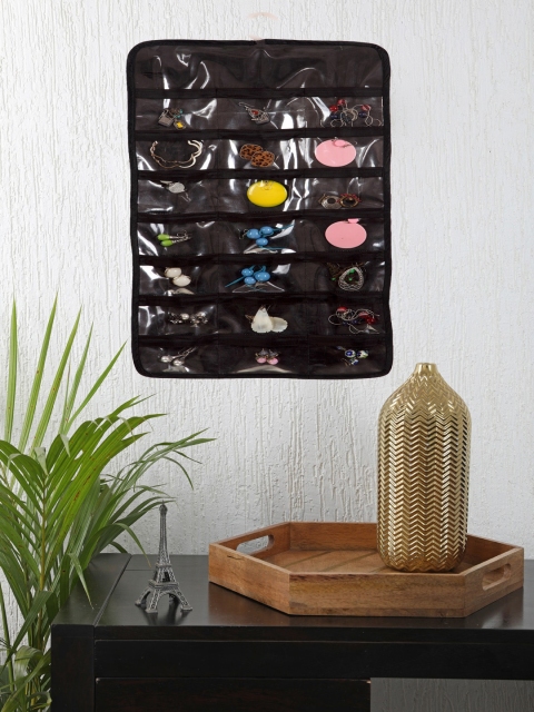 

My Gift Booth Black Solid Jewellery Organiser