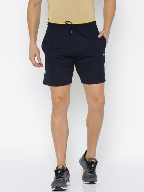 

Proline Active Men Navy Blue Solid Comfort Fit Sports Shorts