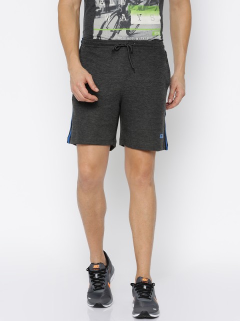 

Proline Active Men Charcoal Grey Solid Sports Shorts