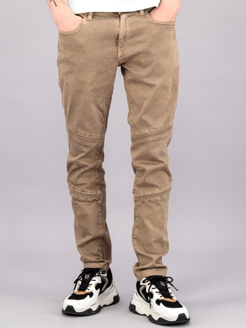 

FREESOUL Men Beige Mid-Rise Slim Fit Jeans
