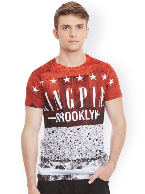 

Wear Your Mind Men Multicoloured Printed Round Neck T-shirt, Multi