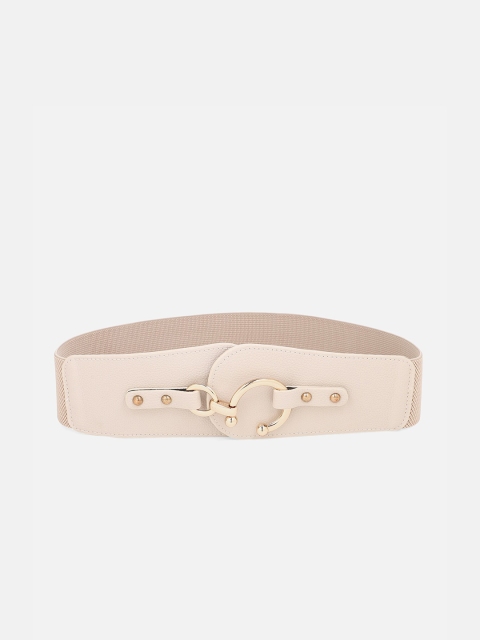 

20Dresses Women Beige Stretchable Belt