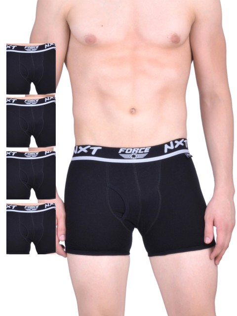 

Force NXT Men Black Pack of 5 Assorted Trunks MNFF-131