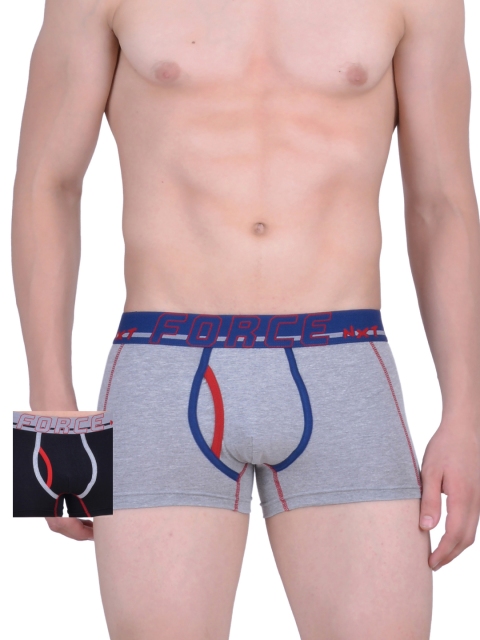 

Force NXT Men Pack of 2 Assorted Trunks MNFL-42, Grey