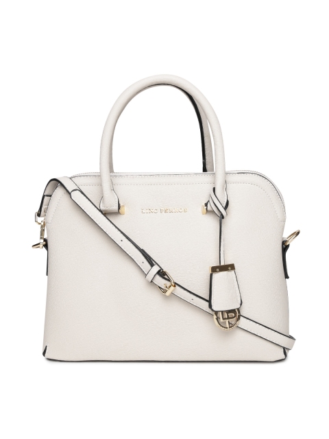 

Lino Perros Cream-Coloured Handbag with Sling Strap