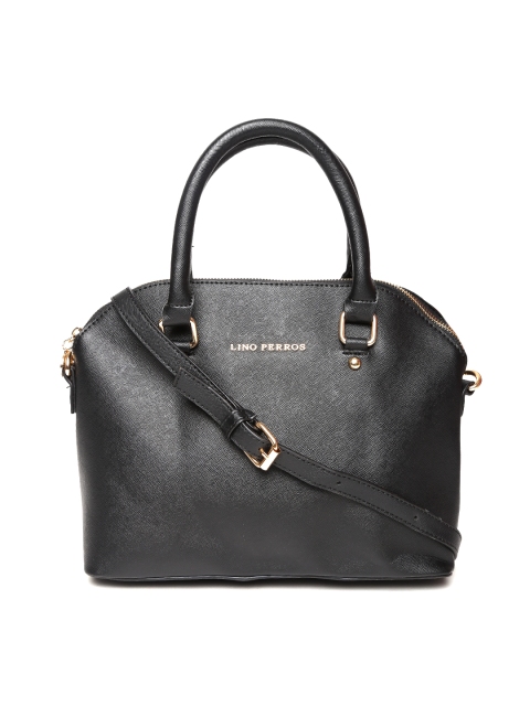 

Lino Perros Black Handbag with Sling Strap
