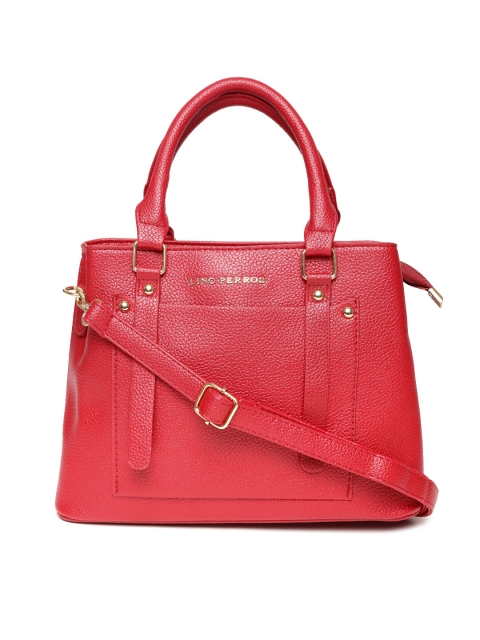 

Lino Perros Red Handbag with Sling Strap