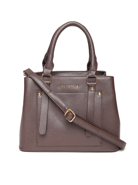 

Lino Perros Coffee Brown Handbag with Sling Strap