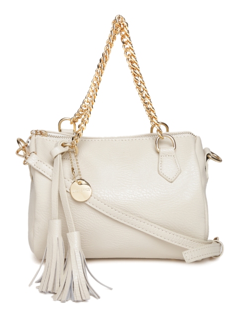 

Lino Perros Cream-Coloured Handbag with Sling Strap