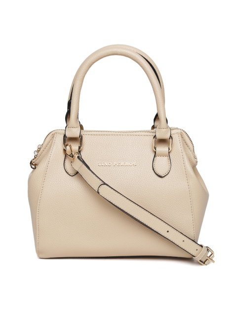 

Lino Perros Beige Handbag with Sling Strap