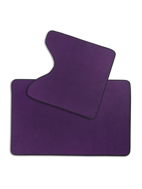 

DREAM WEAVERZ Set of 2 Purple 3000 GSM Quick Dry Anti-Slip Solid Bath Rugs