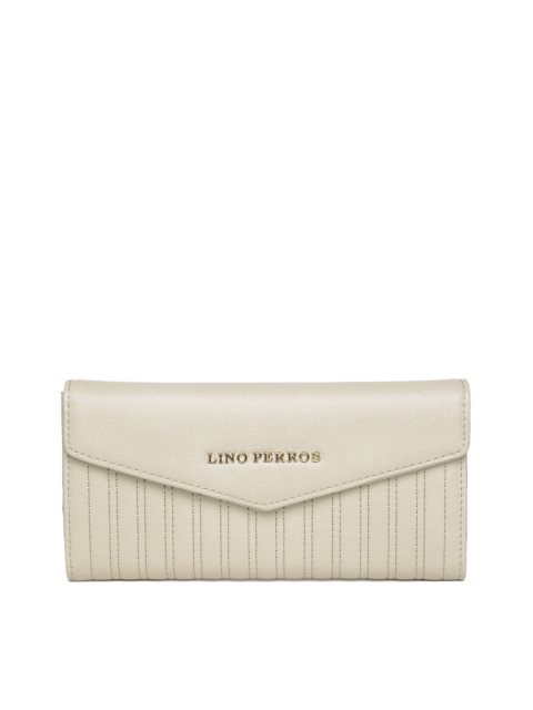 

Lino Perros Women Grey Quilted Wallet
