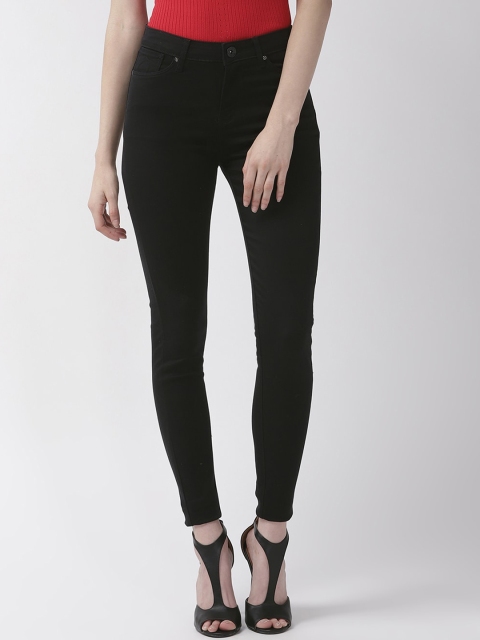 

Xpose Women Black Comfort Skinny Fit High-Rise Stretchable Jeans