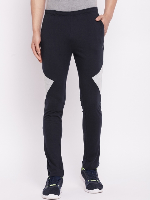 

POKER ACTIVE Men Black Solid Slim-Fit Track Pants