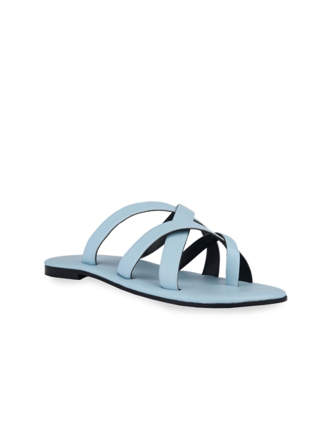 

SKO Boys Turquoise Blue Leather Comfort Sandals