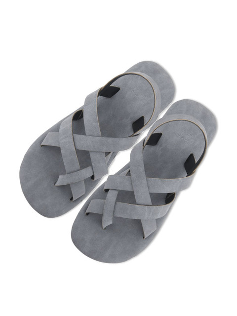 

SKO Boys Grey Leather Comfort Sandals