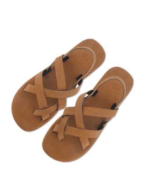 

SKO Boys Tan Leather Comfort Sandals