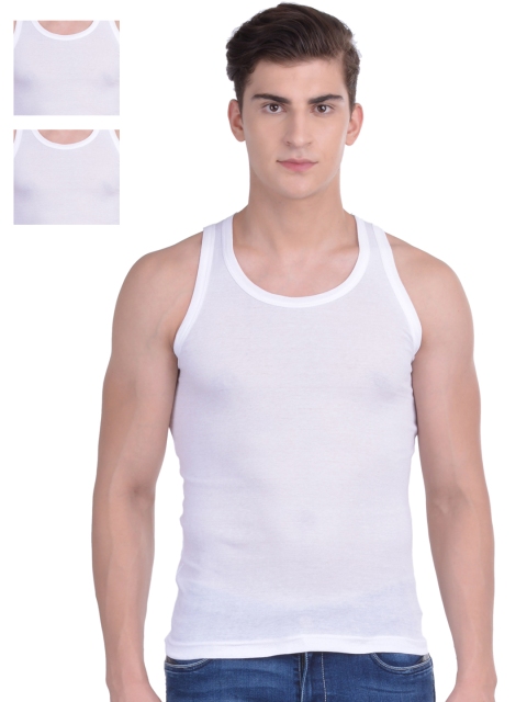 

Force NXT Pack of 3 White Assorted Innerwear Vests MNFR-231