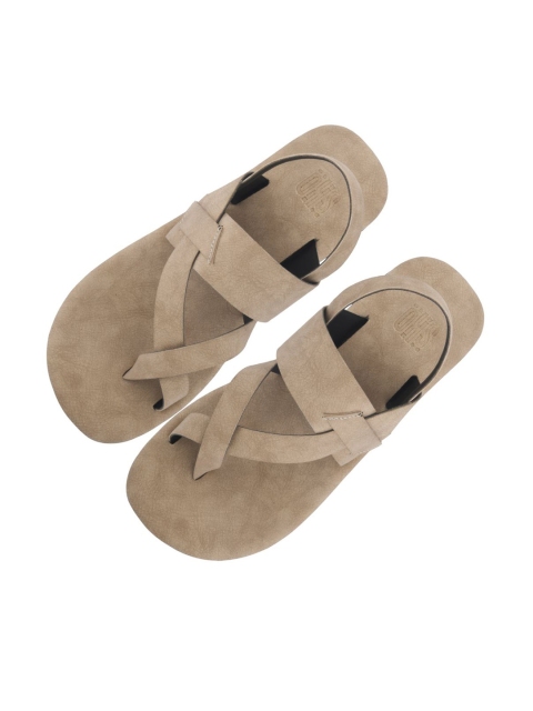 

SKO Boys Beige Solid Comfort Sandals