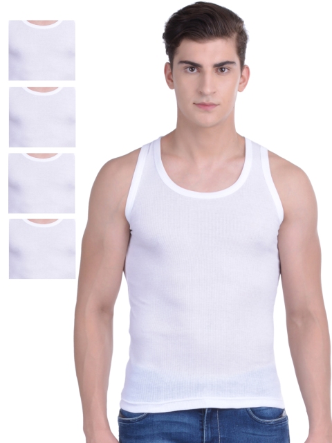 

Force NXT Men White Pack of 5 Assorted Innerwear Vests MNFR-236