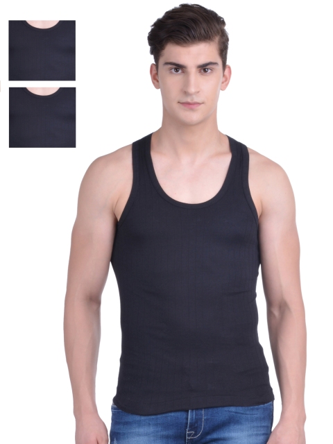 

Force NXT Men Black Pack of 3 Assorted Innerwear Vests MNFR-241