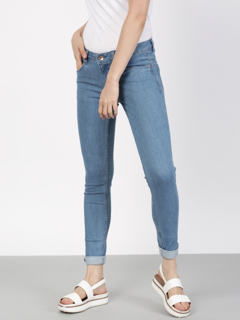 

ether Women Blue Skinny Fit Stretchable Jeans