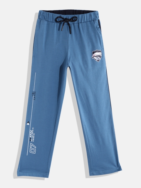 

Monte Carlo Boys Blue Solid Track Pants