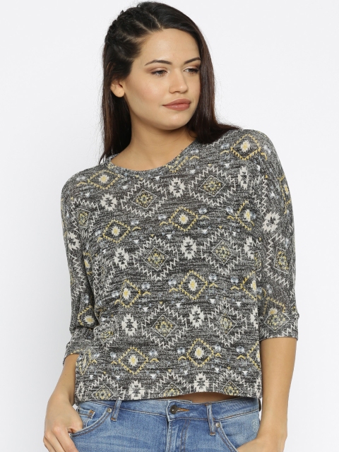 

ONLY Women Multicoloured Self-Design Top, Multi