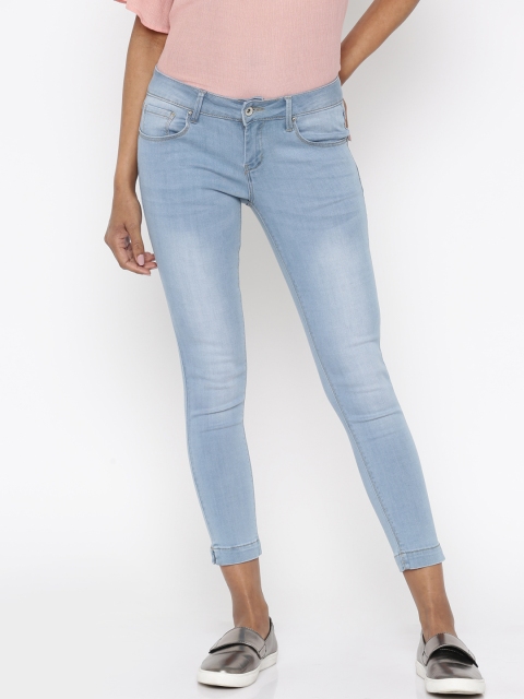 

Deal Jeans Women Blue Skinny Fit Mid Rise Clean Look Jeans