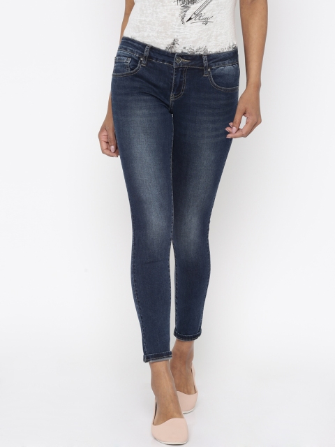 

Deal Jeans Women Blue Skinny Fit Mid-Rise Clean Look Stretchable Jeans