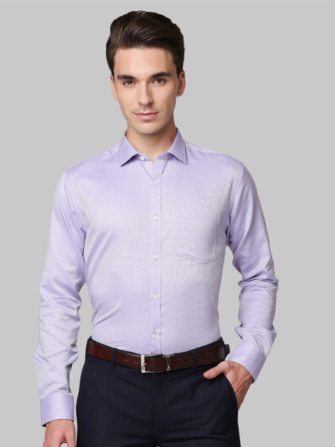 

Park Avenue Men Purple Cotton Slim Fit Formal Shirt