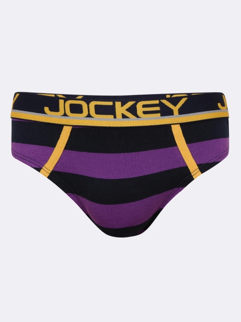 

Jockey Boys Assorted Pure Cotton Mid-Rise Basic Brief