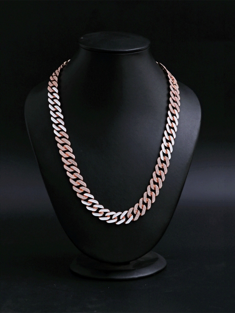 

HIFLYER JEWELS Rose Gold-Plated Sterling Silver Chain