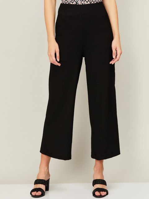 

CODE by Lifestyle Women Black Culottes Trousers
