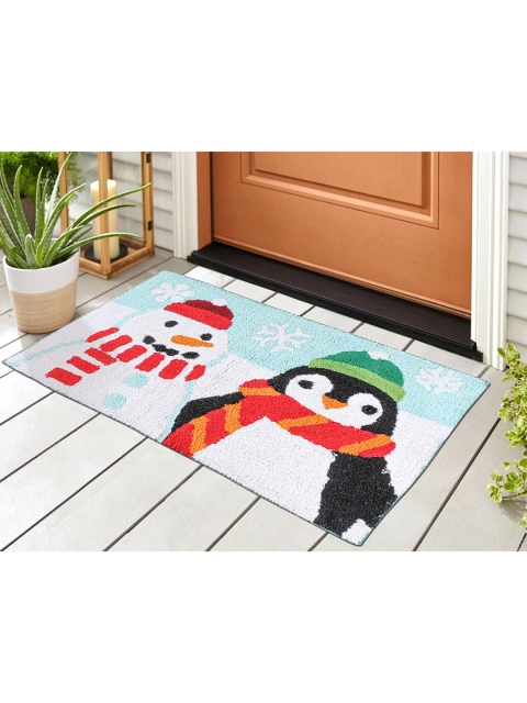 

SHADES of LIFE Multicolor Patterned Cotton Doormats, Multi