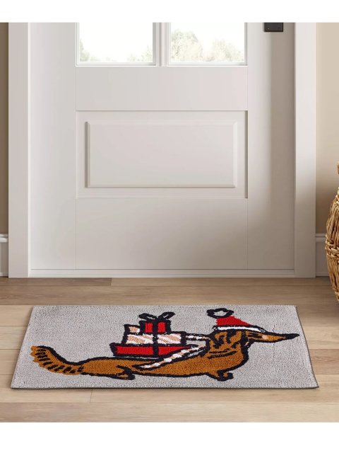 

SHADES of LIFE Multi-Coloured Printed Rectangular Anti-Skid Doormat