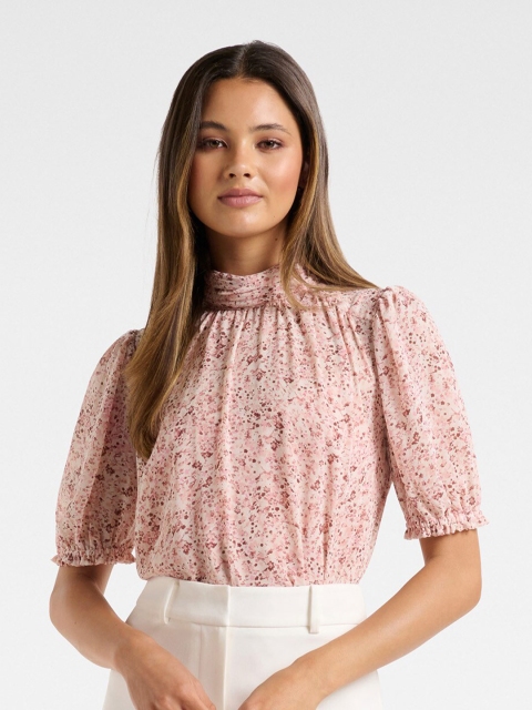 

Forever New Pink Floral Print Top