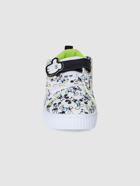 

shoexpress Boys White Mickey Mouse Printed Sneakers